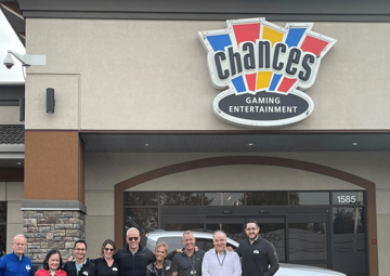 Chances Casino Kelowna outside 