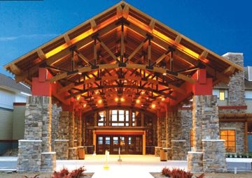 Kewadin Shores Casino St Ignace front view 