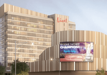 Live! Casino Pittsburgh outside view 