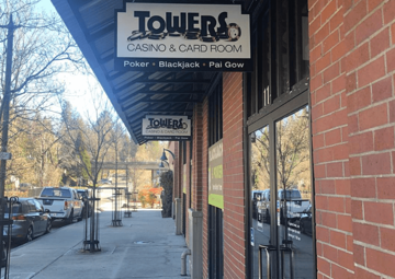 Towers Casino and Card Room Outside View 