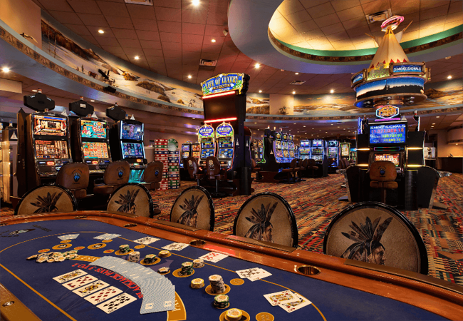 Bear Claw Casino & Hotel interior 