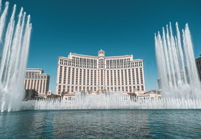 Bellagio Hotel and Casino Outside View 1 