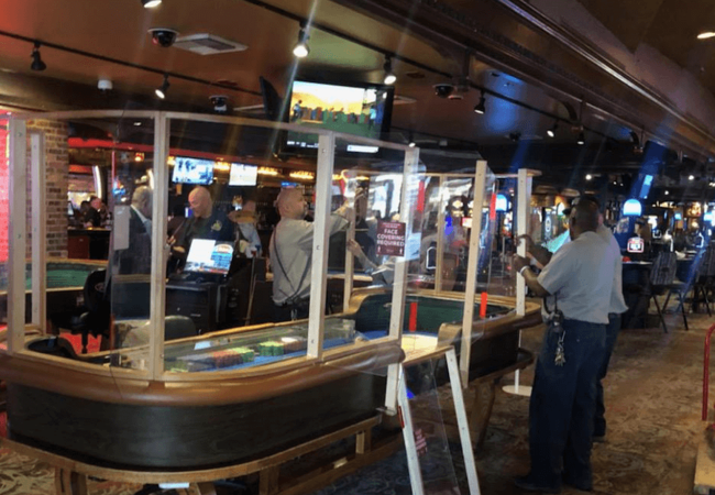 Binions Gambling Hall and Hotel Gambling Room 