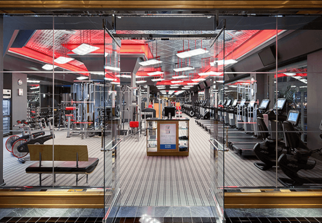 Borgata gym entrance 