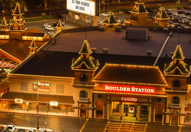 Boulder Station Hotel and Casino Night View 3 