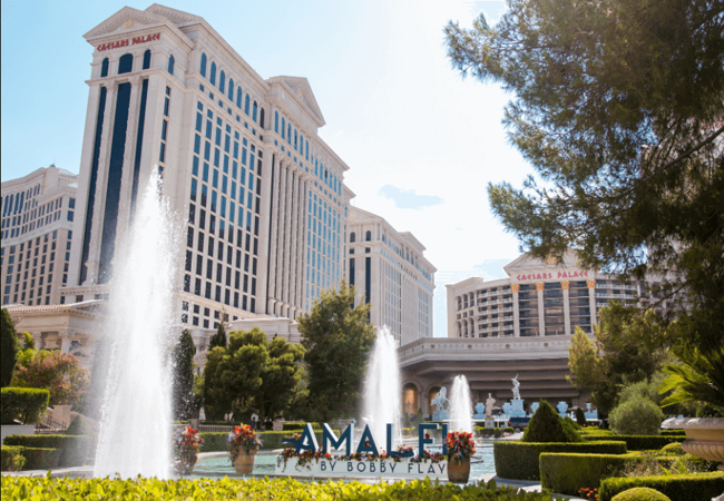 Caesar Palace fountains 