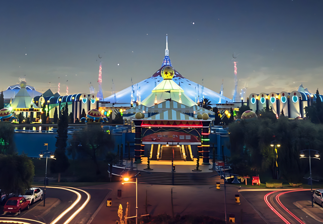 carnival city casino night view 