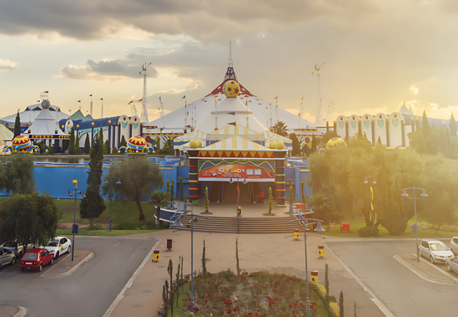 carnival city casino property evening 