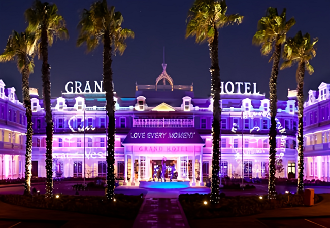 GrandWest Casino entrance night 