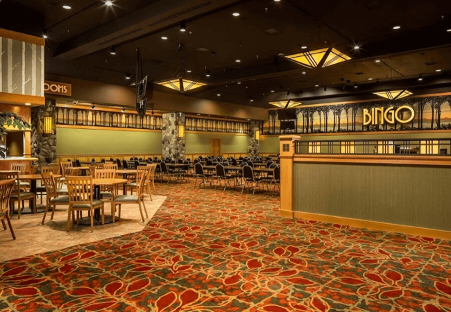 Leelanau Sands Casino & Lodge bingo area 