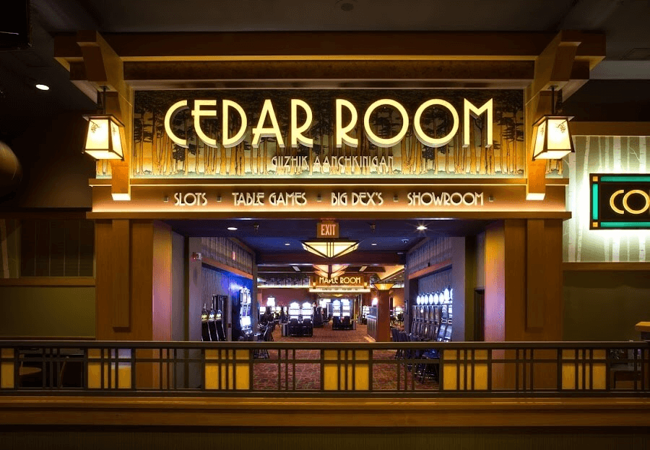 Leelanau Sands Casino & Lodge cedar room 
