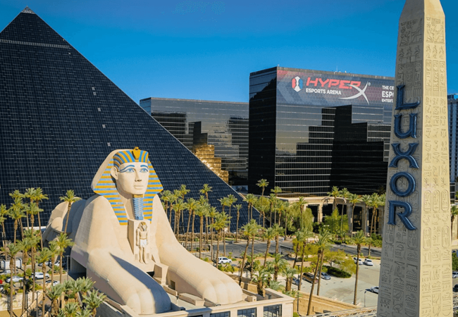 Luxor Hotel and Casino Outside View 3 