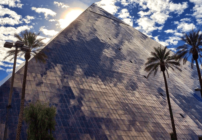 Luxor Hotel and Casino Outside View 4 
