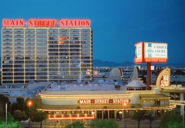 Main Street Station Casino Brewery Hotel Outside View 2 