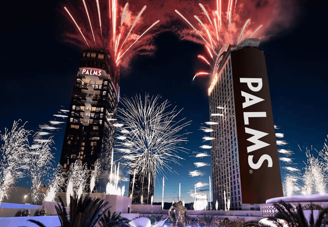 Palms Casino Resort Night View 