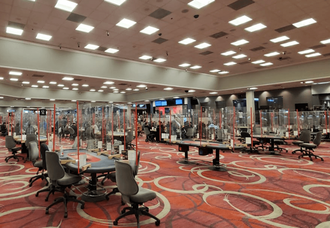 Parkwest Bicycle Casino Outside View Table Games 