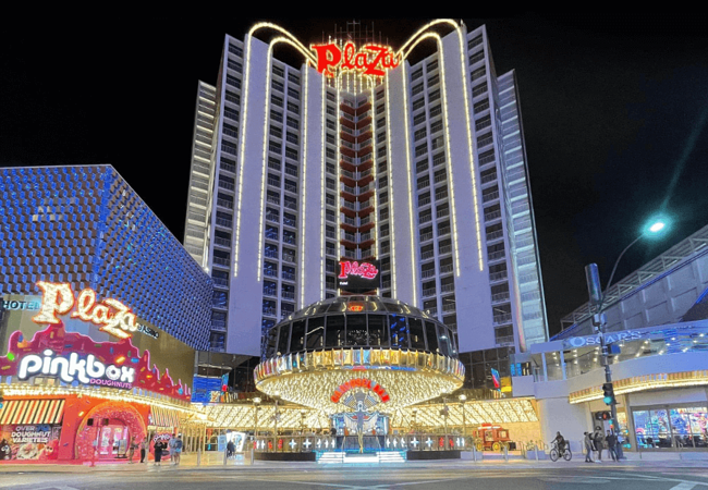 Plaza Hotel and Casino Front View 