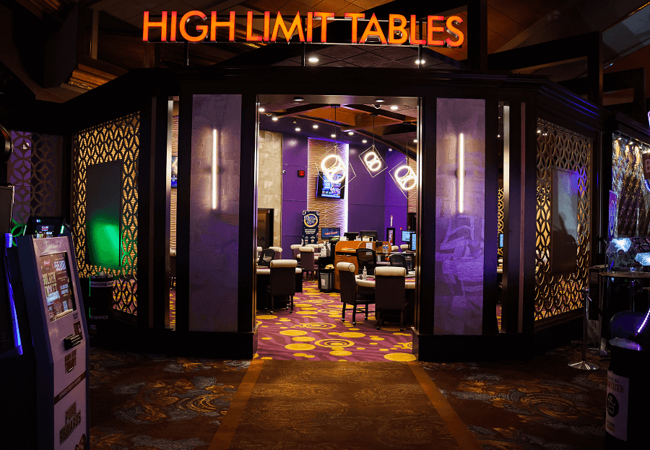 Pure Casino Yellowhead High Limit Tables 
