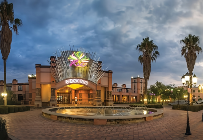 Rio Hotel Casino entrance night 