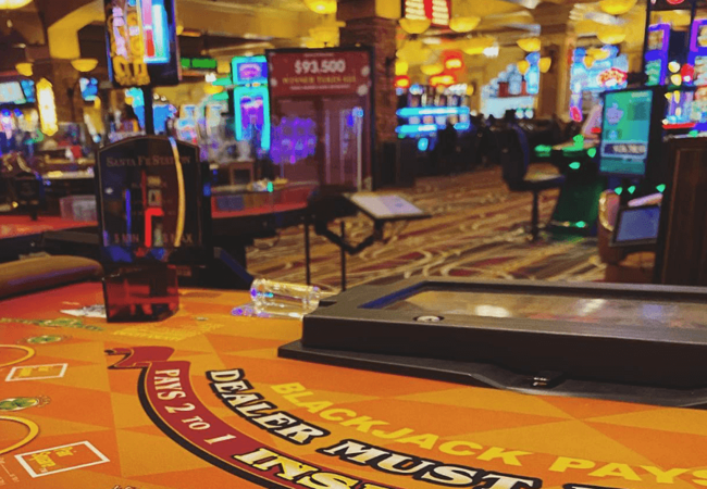 Santa Fe Station Hotel and Casino Table 