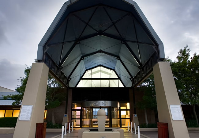 The Caledon Casino entrance 