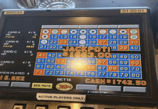 The New Pioneer Hotel and Casino Keno Game 