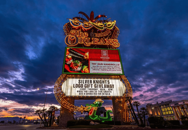 The Orleans Hotel and Casino Banner 
