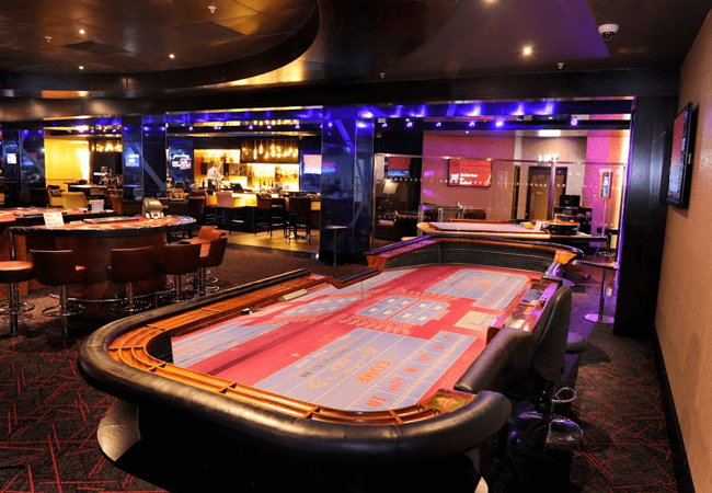 The Poker Room Craps Table 