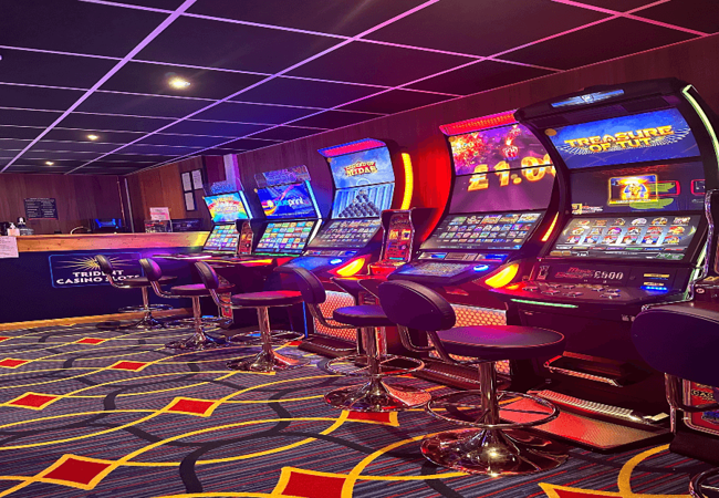 Trident Casino Slots interior 