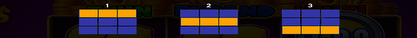 3 cash coins trinity 3x3 running wins paylines 1 Paylines