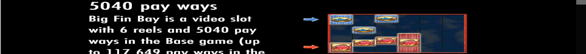 big fin bay paylines 1 Paylines