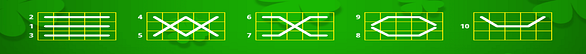 clovers and diamonds 10 paylines Paylines