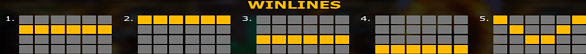 fire lion 2 paylines 1 Paylines