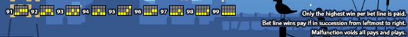 jack hammer 2 paylines 4 Paylines