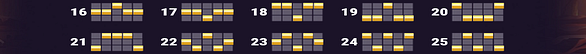legion gold and the throne of dead paylines 3 Paylines