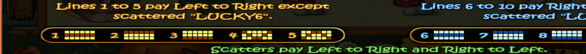 lucky 6 paylines 1 Paylines