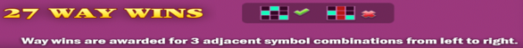 sweet 27 paylines Paylines