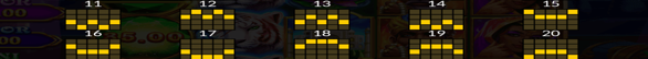 tiger gems payline2 Paylines