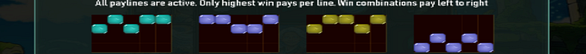 whisper wind paylines 4 Paylines