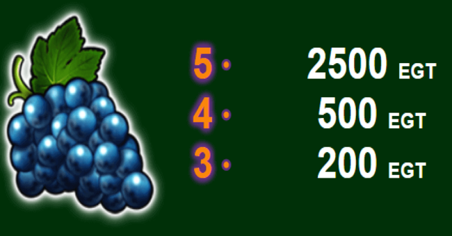 20 burning hot paytable4 paytable