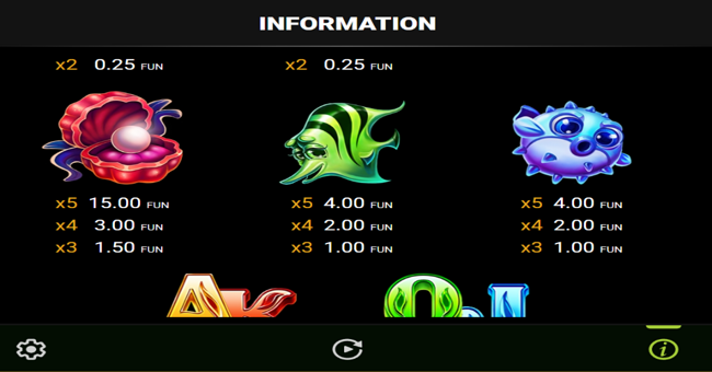 20 crazy octopus paytable 3 paytable