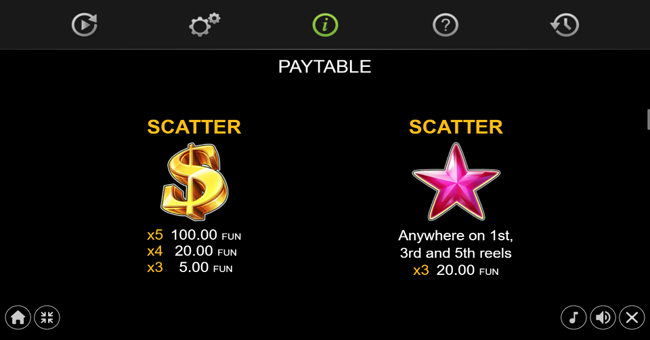 20 extra crown buy bonus paytable 1 paytable