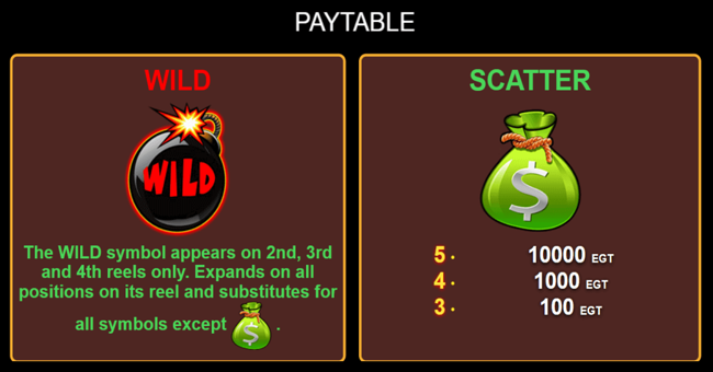 20 hot blast paytable paytable