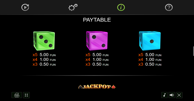 20 power hot dice edition paytable 3 paytable