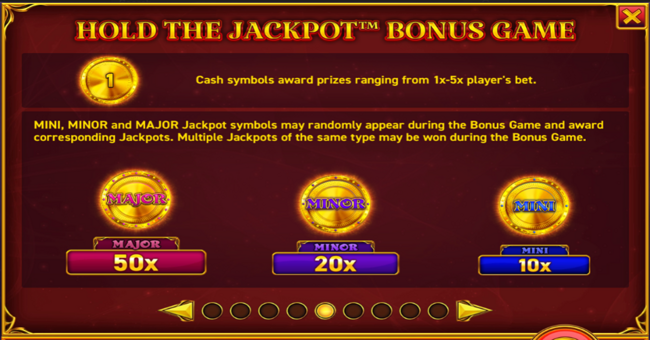 25 coins paytable 5 paytable