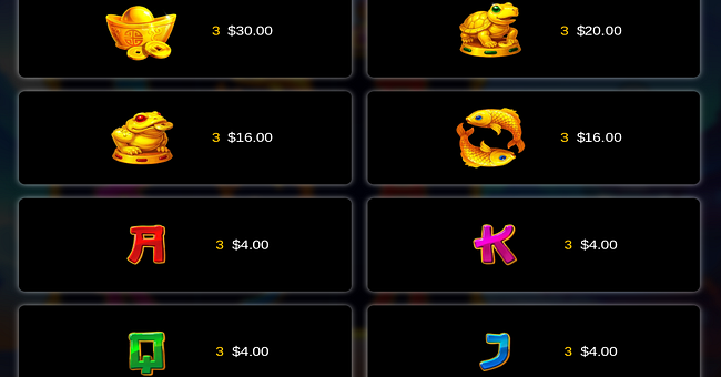 3 fortune pots hold and win paytable paytable