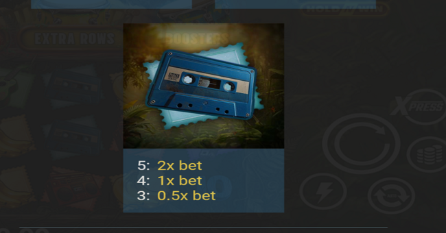 3 jungle beats hold n win paytable 3 paytable