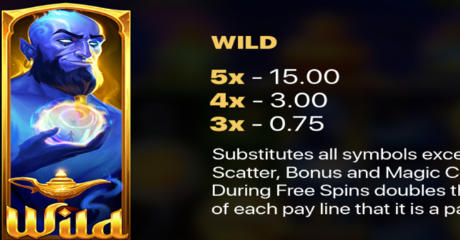 3 magic lamps hold and win paytable 2 paytable