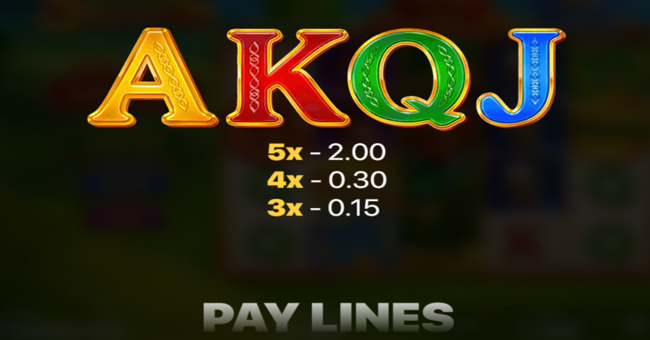 3 pots riches extra paytable 5 paytable