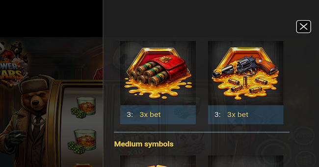 3 power bears paytable 1 paytable